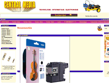 Tablet Screenshot of centralmedia.fr