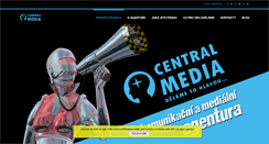 Desktop Screenshot of centralmedia.cz