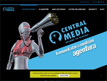 Tablet Screenshot of centralmedia.cz